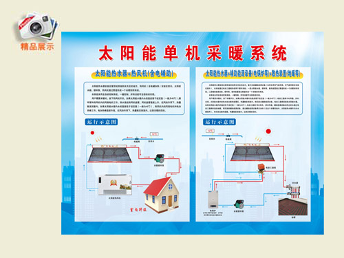 太阳能采暖运行图